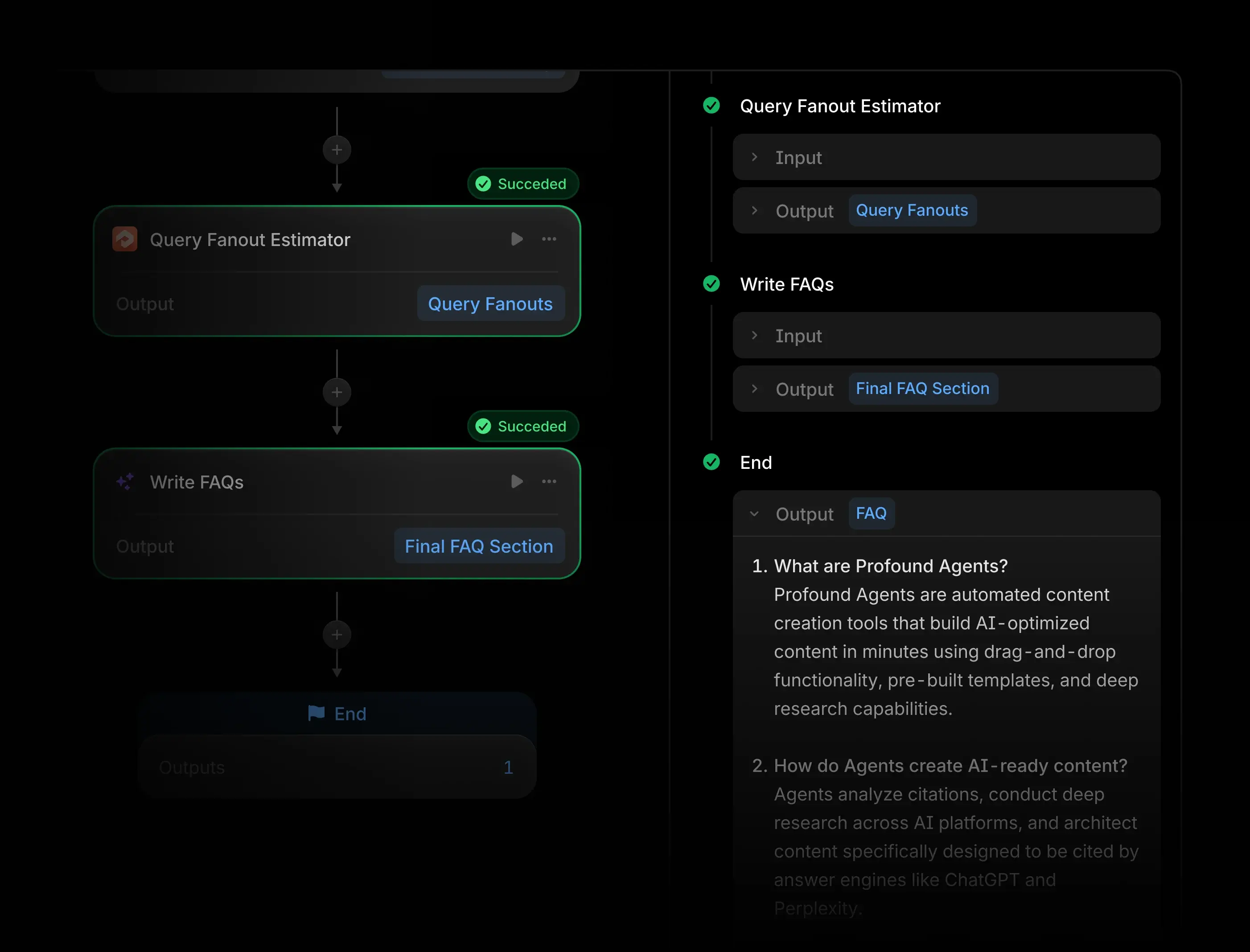 Contection provides proven templates to generate content